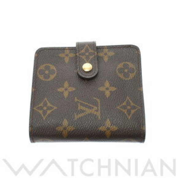 Louis Vuitton Monogram Zip Brown Canvas Wallet - Picture 1 of 9